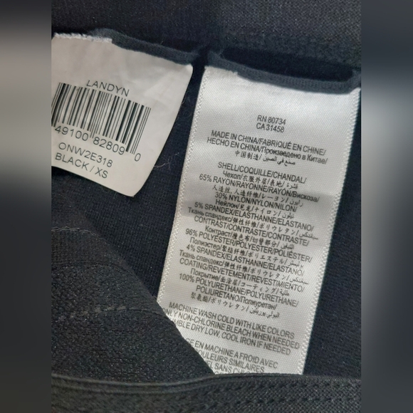 BCBG Max Azria Landyn Vegan Leather Black Leggings Size XS - Picture 5 of 11